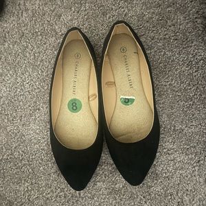 Never worn black flats